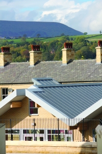View of Pendle from Whitefield Infant School and Nursery
