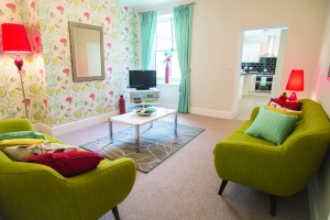 Mosley Street spacious living room